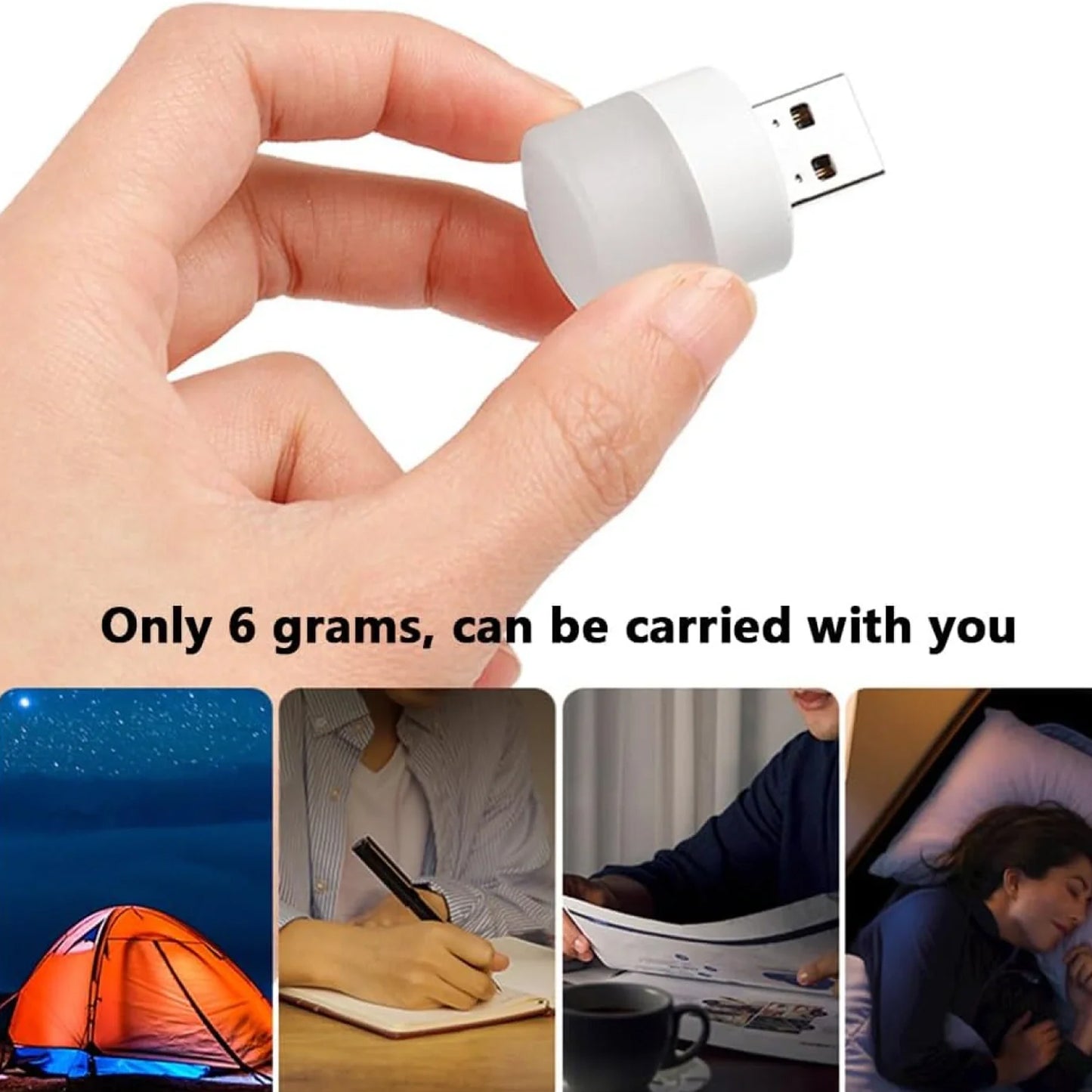 Usb Led Lamp Night Light Mini Portable For Pc And Laptop (5 Pcs  Mix Color)